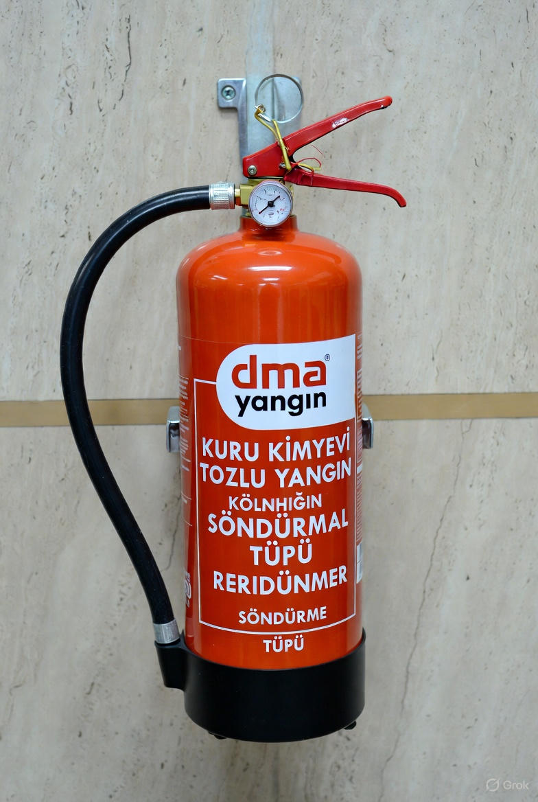 6kg Kuru Kimyevi Tozlu Yangın Tüpü